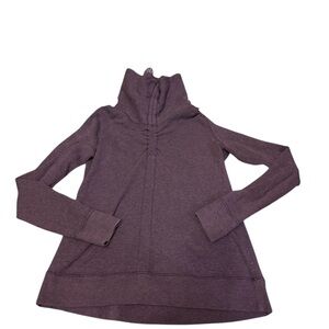 Lululemon Athletica Purple High-Neck Sweatshirt